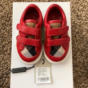 Burberry Baby Sneakers (worn once)